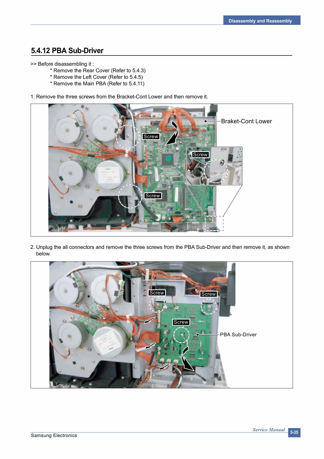 Samsung Color-Laser-Printer CLP-600 600N Parts and Service Manual-3